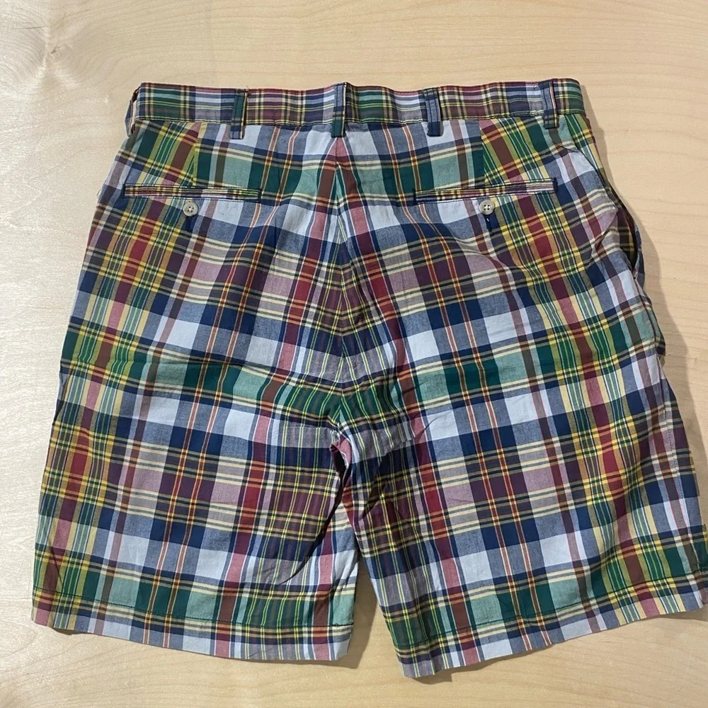 Polo by Ralph Lauren Men's Colorful Plaid Shorts 34 (OK)